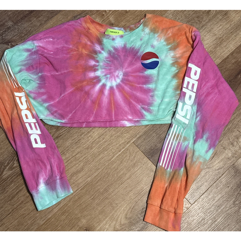 Forever 21 Pepsi Tie Dye Shirt Vintage Rare Sold Out Per New York Times Size L